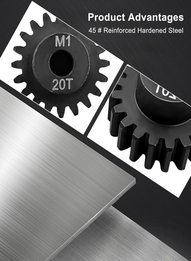 ULZOZN 20T Motor Pinion Gear Fit for Traxxas 1/5 X-Maxx XMAXX 6S 8S 1/6 XRT 1/10 EREVO 2.0 Maxx, Hardened Steel Upgrade Parts - Image 3